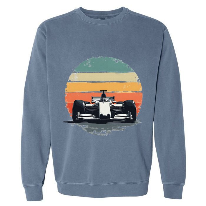 Formula Racing Car For Mechanic Enthusiasts Garment-Dyed Sweatshirt