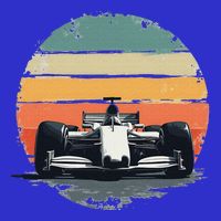Formula Racing Car For Mechanic Enthusiasts Apron