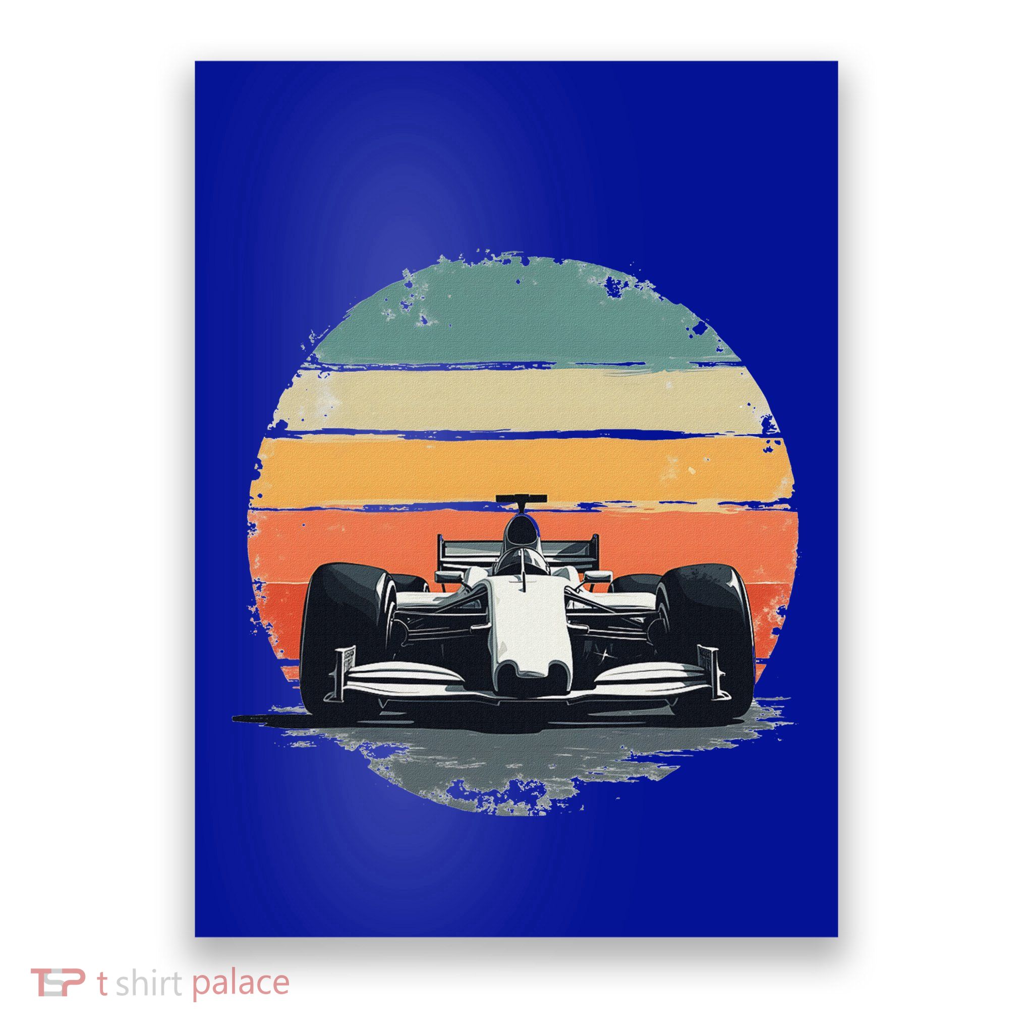 Formula Racing Car For Mechanic Enthusiasts Poster