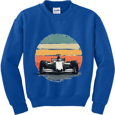 Formula Racing Car For Mechanic Enthusiasts Kids Sweatshirt