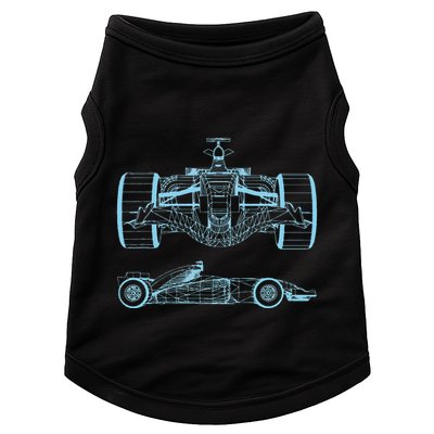 Formula Racing Car Silhouette Mechanical Engineering draw Doggie Tank