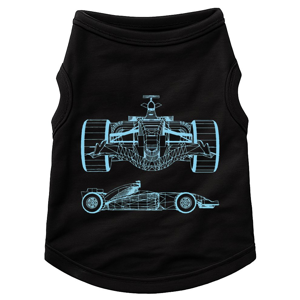 Formula Racing Car Silhouette Mechanical Engineering draw Doggie Tank