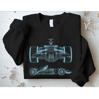 Formula Racing Car Silhouette Mechanical Engineering draw Sweatshirt