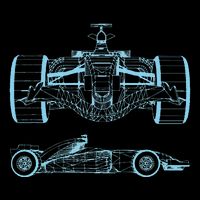 Formula Racing Car Silhouette Mechanical Engineering draw Sweatshirt
