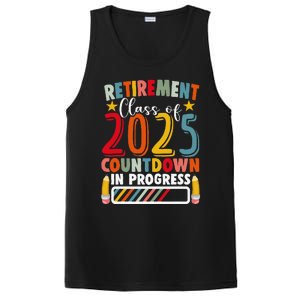 Funny Retirement Class Of 2025 Countdown In Progress Teacher Gift PosiCharge Competitor Tank