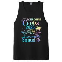 Funny Retirement Cruise 2025 Squad Tie Dye Retired Cruising Gift PosiCharge Competitor Tank