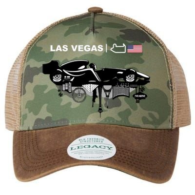 Formula Racing Car Las Vegas Circuit Usa Legacy Tie Dye Trucker Hat