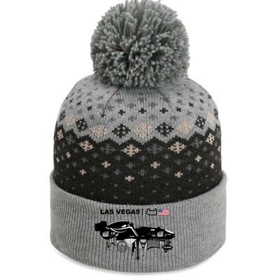 Formula Racing Car Las Vegas Circuit Usa The Baniff Cuffed Pom Beanie