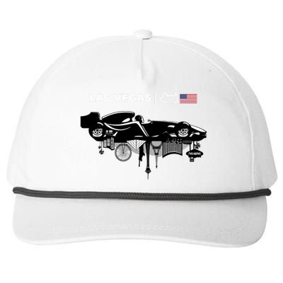 Formula Racing Car Las Vegas Circuit Usa Snapback Five-Panel Rope Hat