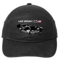 Formula Racing Car Las Vegas Circuit Usa 7-Panel Snapback Hat