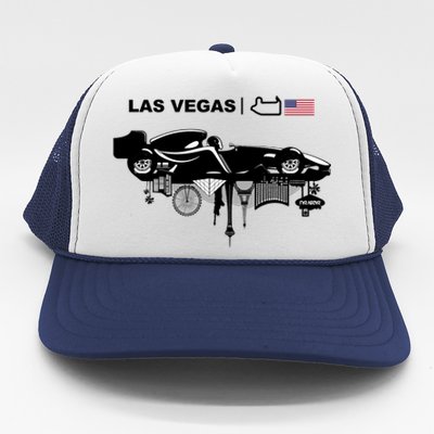 Formula Racing Car Las Vegas Circuit Usa Trucker Hat