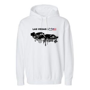 Formula Racing Car Las Vegas Circuit Usa Garment-Dyed Fleece Hoodie