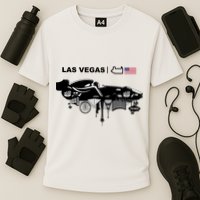 Formula Racing Car Las Vegas Circuit Usa Cooling Performance Crew T-Shirt