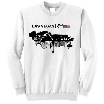Formula Racing Car Las Vegas Circuit Usa Sweatshirt