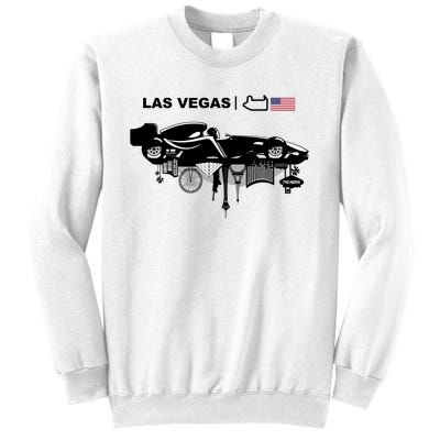 Formula Racing Car Las Vegas Circuit Usa Sweatshirt