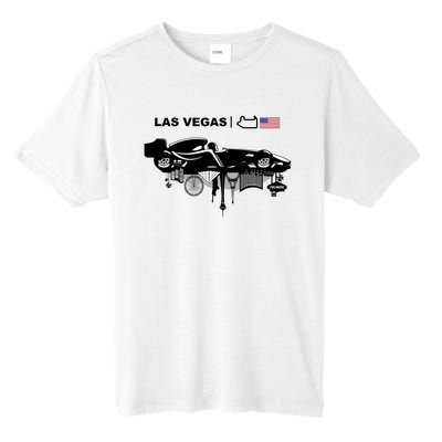 Formula Racing Car Las Vegas Circuit Usa Tall Fusion ChromaSoft Performance T-Shirt