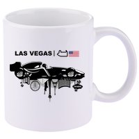 Formula Racing Car Las Vegas Circuit Usa 11oz C Handle Ceramic Mug