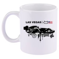 Formula Racing Car Las Vegas Circuit Usa 11oz C Handle Ceramic Mug