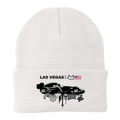 Formula Racing Car Las Vegas Circuit Usa Knit Cap Winter Beanie