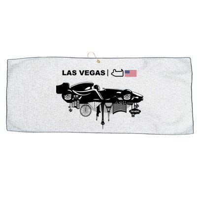 Formula Racing Car Las Vegas Circuit Usa Large Microfiber Waffle Golf Towel