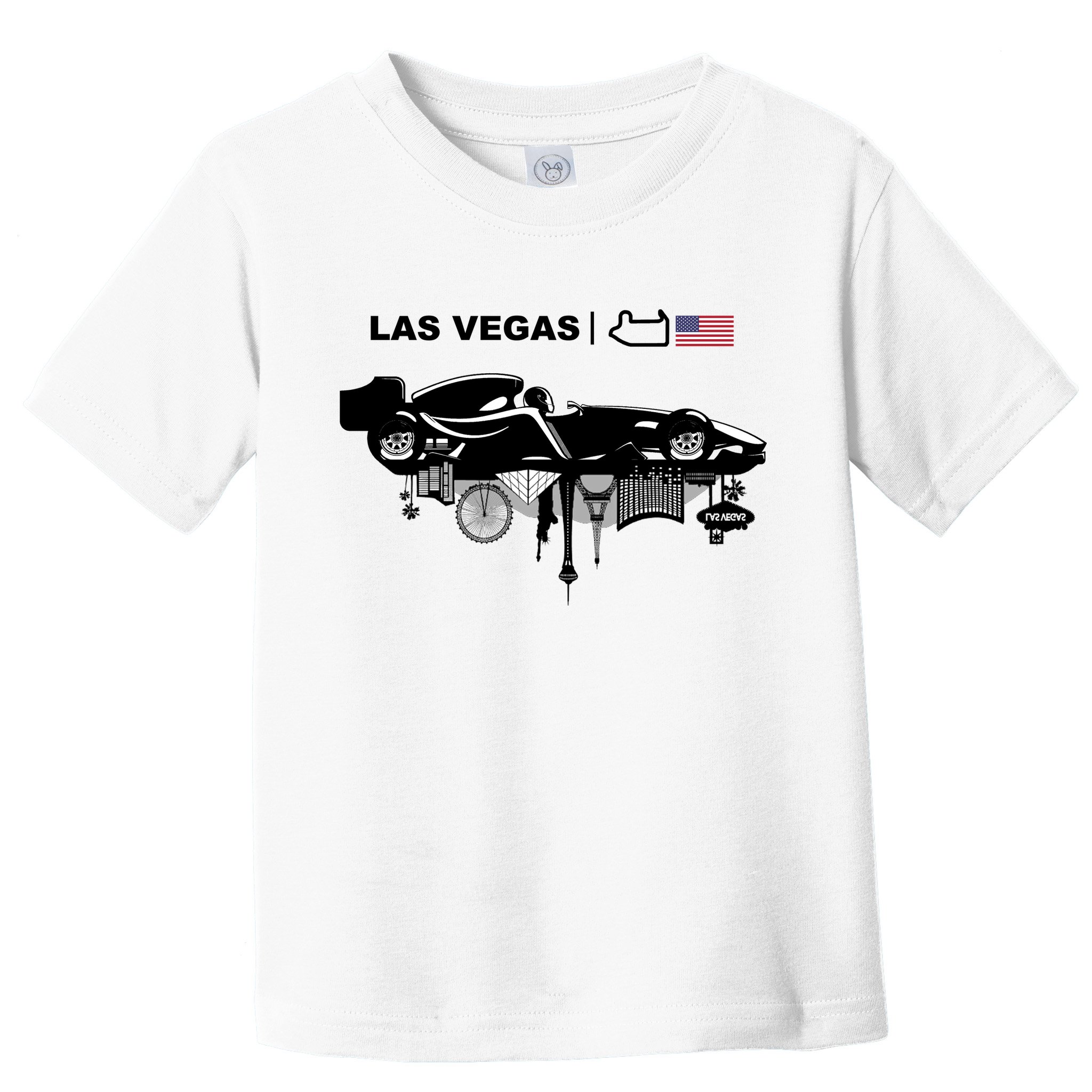 Formula Racing Car Las Vegas Circuit Usa Toddler T-Shirt