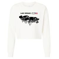 Formula Racing Car Las Vegas Circuit Usa Cropped Pullover Crew