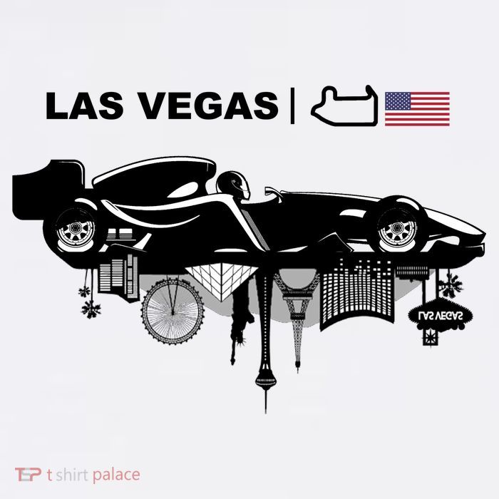 Formula Racing Car Las Vegas Circuit Usa Cropped Pullover Crew