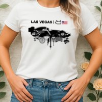 Formula Racing Car Las Vegas Circuit Usa Womens T-Shirt
