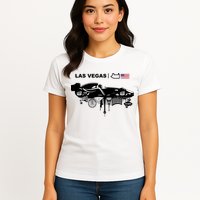 Formula Racing Car Las Vegas Circuit Usa Womens T-Shirt