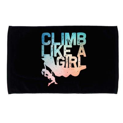 Funny Rock Climbing Rock Climber Microfiber Hand Towel