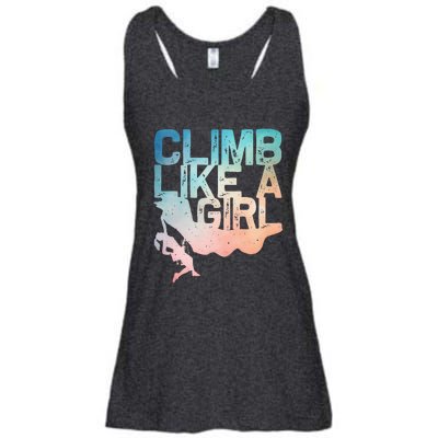 Funny Rock Climbing Rock Climber Ladies Essential Flowy Tank