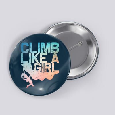 Funny Rock Climbing Rock Climber Button