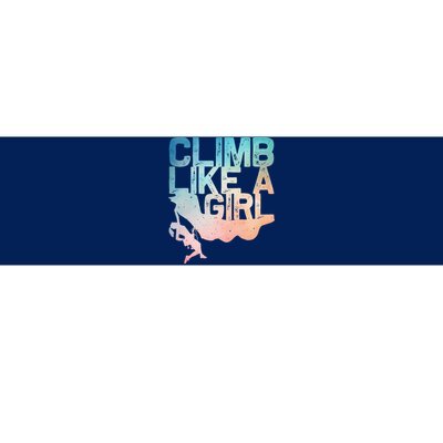 Funny Rock Climbing Rock Climber Bumper Sticker