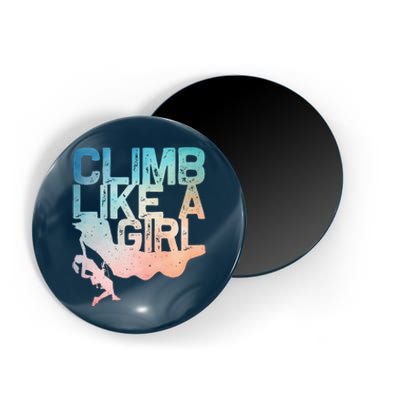 Funny Rock Climbing Rock Climber Magnet