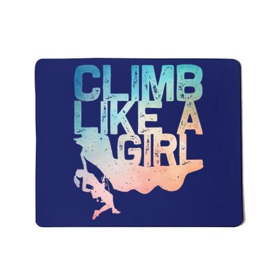 Funny Rock Climbing Rock Climber Mousepad