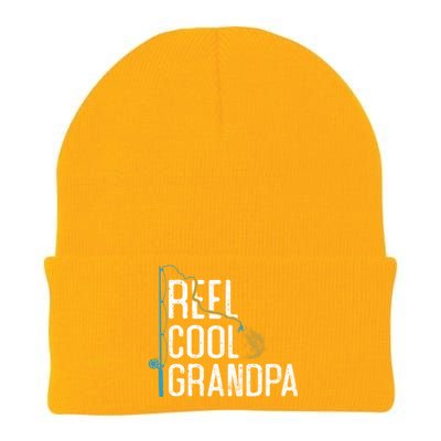 Fishing Reel Cool Grandpa Father’S Day Gift For Fisher Cute Gift Knit Cap Winter Beanie