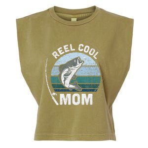 Funny Reel Cool Mom Fishing Mothers Day Garment-Dyed Women's Muscle Tee