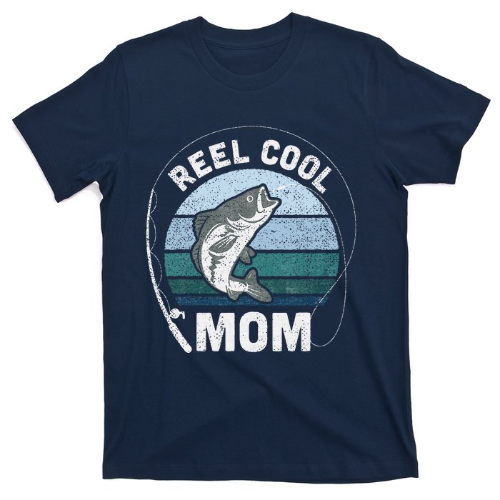 Funny Reel Cool Mom Fishing Mothers Day T-Shirt