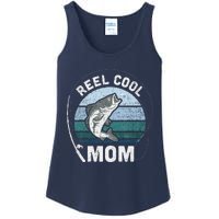 Funny Reel Cool Mom Fishing Mothers Day Ladies Essential Tank