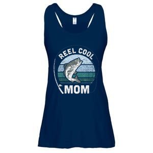 Funny Reel Cool Mom Fishing Mothers Day Ladies Essential Flowy Tank