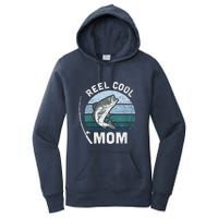 Funny Reel Cool Mom Fishing Mothers Day Women's Pullover Hoodie