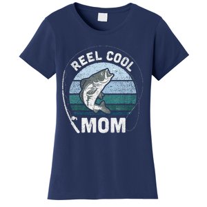 Funny Reel Cool Mom Fishing Mothers Day Women's T-Shirt