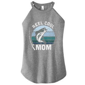 Funny Reel Cool Mom Fishing Mothers Day Women's Perfect Tri Rocker Tank