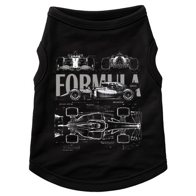Formula Racing Car Silhouette Mechanical Engineering Design Doggie Tank