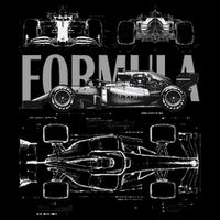 Formula Racing Car Silhouette Mechanical Engineering Design Impact Tech Backpack