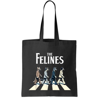 Felines Retro Cat Rock Music Gift Funny Cat Bag