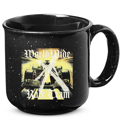 Formula Race Car Single Seat Fast Circuit Bahrain 1 Champion 15oz Campfire Ceramic Mug