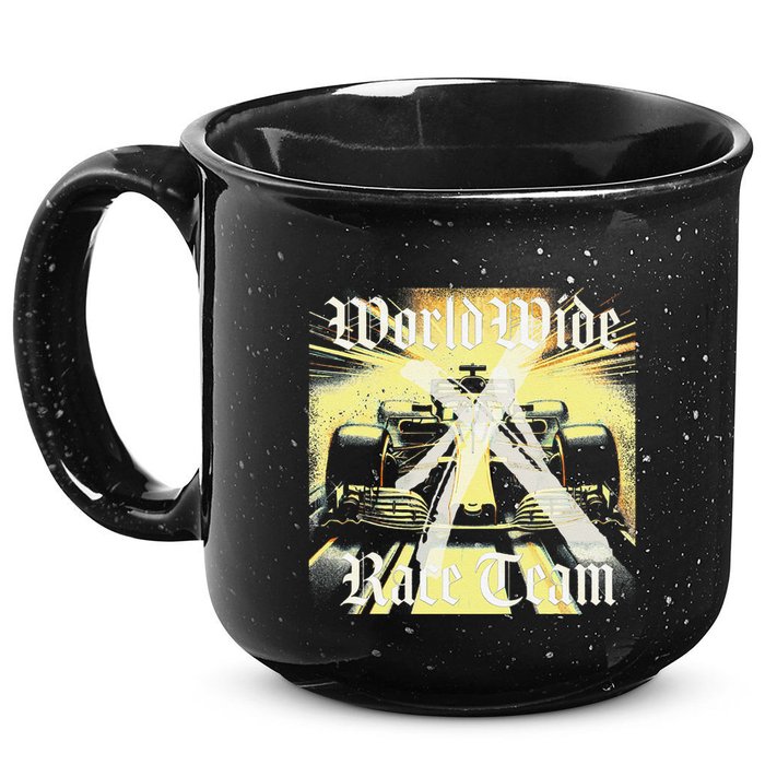 Formula Race Car Single Seat Fast Circuit Bahrain 1 Champion 15oz Campfire Ceramic Mug