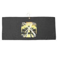 Formula Race Car Single Seat Fast Circuit Bahrain 1 Champion Large Microfiber Waffle Golf Towel
