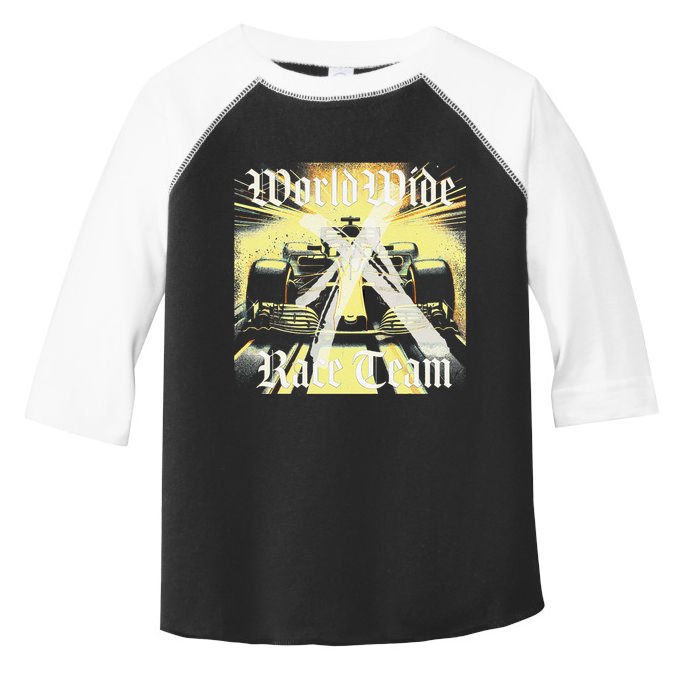 Formula Race Car Single Seat Fast Circuit Bahrain 1 Champion Toddler Fine Jersey T-Shirt